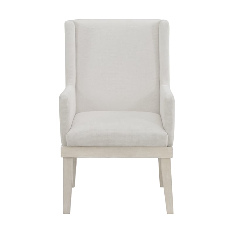 Picket House Furnishings Rhiannon Dining Arm Chair Set in Antique White