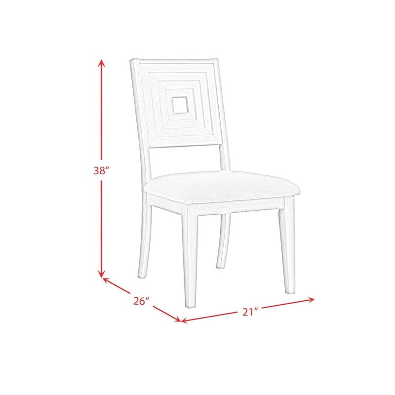 Picket House Furnishings Rhiannon 5PC Standard Height Dining Set - Antique White