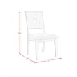 Picket House Furnishings Rhiannon 5PC Standard Height Dining Set - Antique White