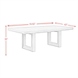 Picket House Furnishings Rhiannon 7PC Standard Height Dining Set - Antique White