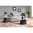 Picket House Furnishings Yuri 2PC Occasional Table Set in White and Black