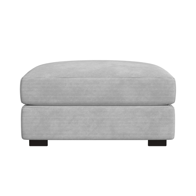 Picket House Furnishings Mesa Modular Ottoman in Steno Stone