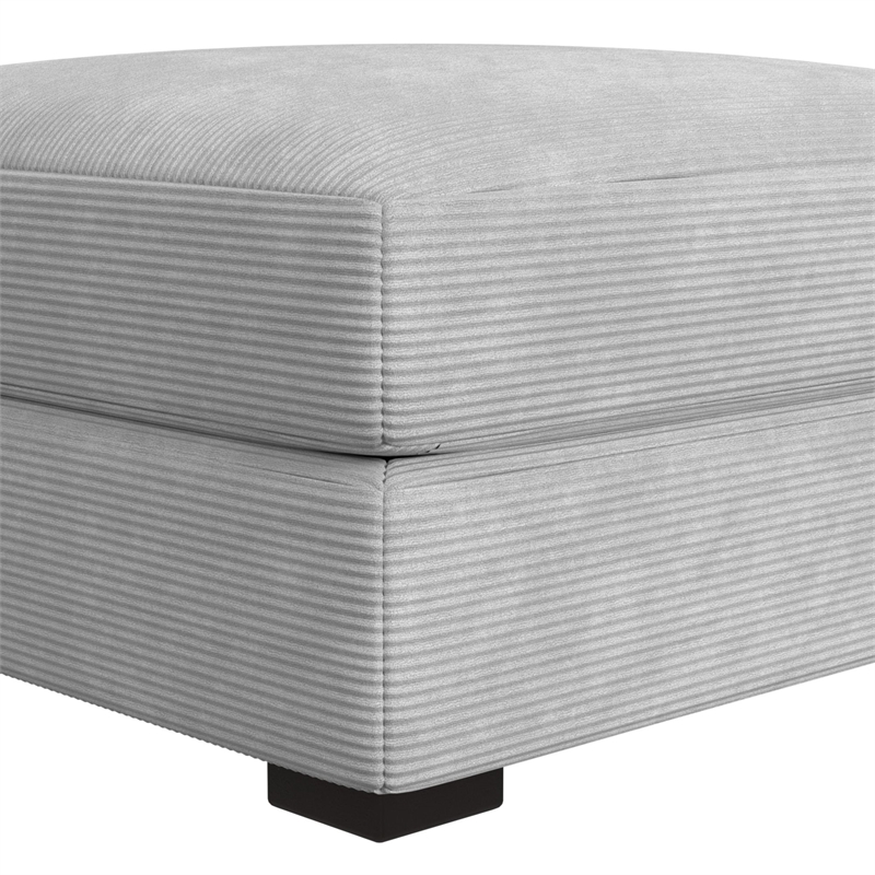 Picket House Furnishings Mesa Modular Ottoman in Steno Stone