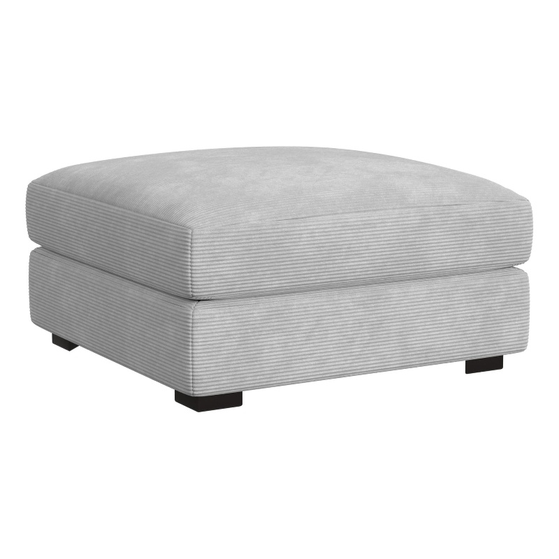 Picket House Furnishings Mesa Modular Ottoman in Steno Stone