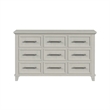 Picket House Furnishings Henrik 9-Drawer Dresser in Ivory