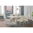 Picket House Furnishings Rhiannon Dining Side Chair Set in Antique White