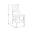 Picket House Furnishings Rhiannon  5PC Square Counter Height Dining Set