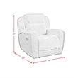 Picket House Furnishings Viper  Motion Glider Recliner in Rancho Beige