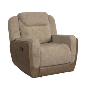 Picket House Furnishings Viper  Motion Glider Recliner in Rancho Beige