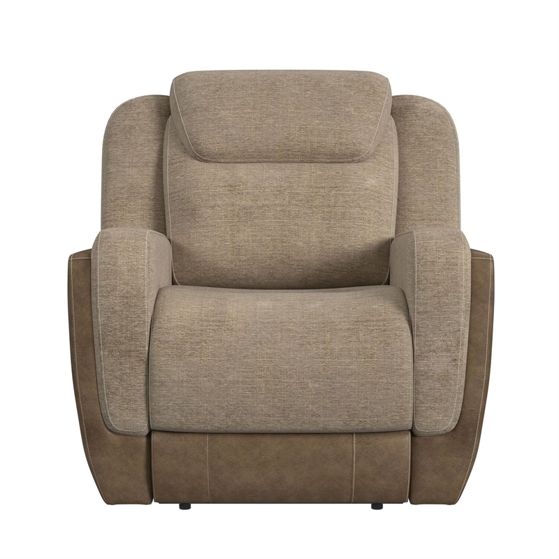 Picket House Furnishings Viper  Motion Glider Recliner in Rancho Beige