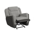 Picket House Furnishings Viper Glider Motion Recliner in Rancho Grey
