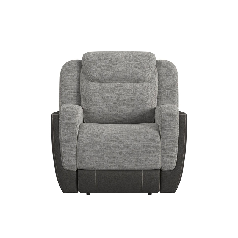 Picket House Furnishings Viper Glider Motion Recliner in Rancho Grey