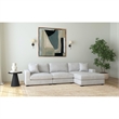 Picket House Furnishings Mesa Modular 3PC Sectional Set with RHF Chaise - Stone