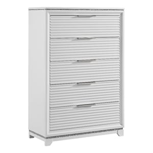 Picket House Furnishings Xena 5-Drawer Chest in White