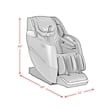 Picket House Furnishings Soothe Massage Chair in Black PU (Single Pack)