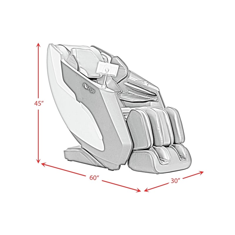 Picket House Furnishings Enhance Massage Chair in Navy PU