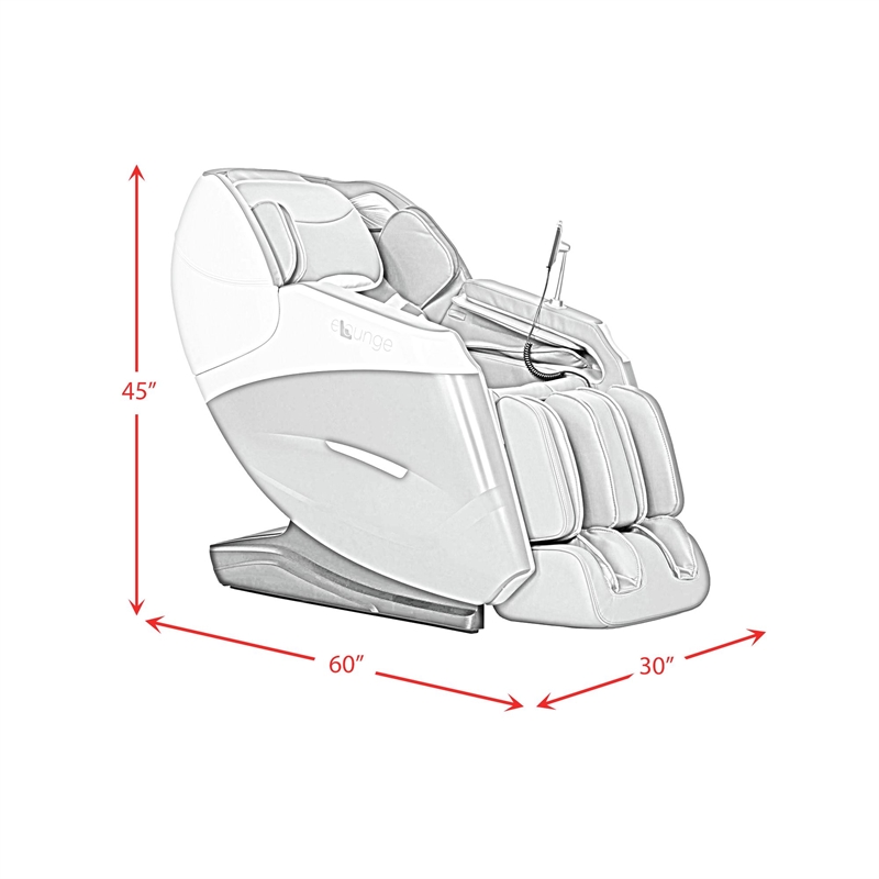 Picket House Furnishings Crescendo Massage Chair in Charcoal PU