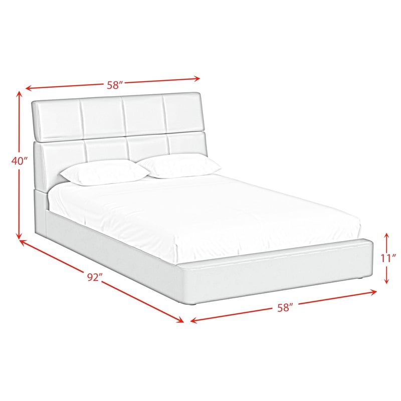 Picket House Furnishings Booker Full Bed in Grey PU
