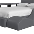 Picket House Furnishings Booker Lounge Chair in Gray PU