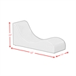 Picket House Furnishings Booker Lounge Chair in Gray PU