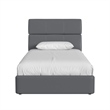 Picket House Furnishings Booker Twin Bed in Grey PU
