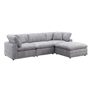 picket house furnishings haven modular 4pc living room set in zaftag dove