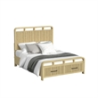 Picket House Furnishings Woodridge Queen Storage 5PC Bedroom Set in Natural