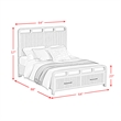 Picket House Furnishings Woodridge Queen Storage 5PC Bedroom Set in Natural