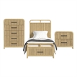 Picket House Furnishings Woodridge Twin Storage 3PC Bedroom Set in Natural
