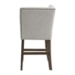 Picket House Furnishings Hester Counter Corner Bench with Upholstered Back