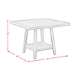Picket House Furnishings Hester 9PC Counter Height Dining Set in Brown