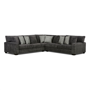 picket house furnishings molly 3pc sectional set in galactic charcoal