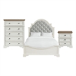 Picket House Furnishings Ulysses Youth Full UPH 3PC Bedroom Set in White