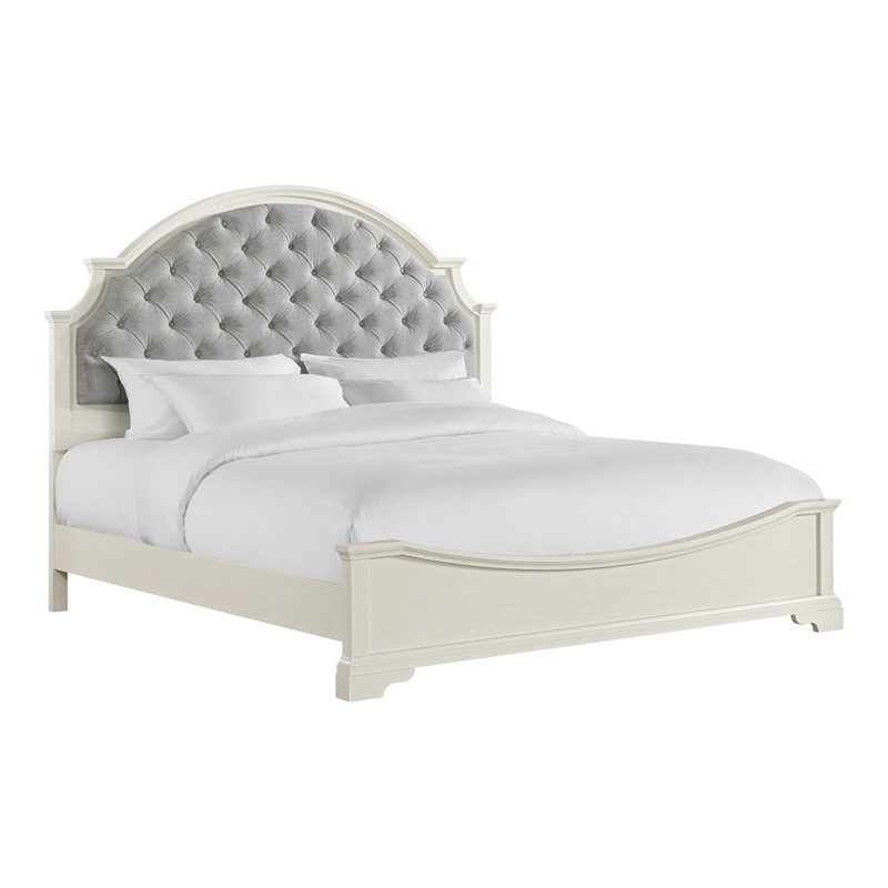 Picket House Furnishings Ulysses Youth King UPH 5PC Bedroom Set in White