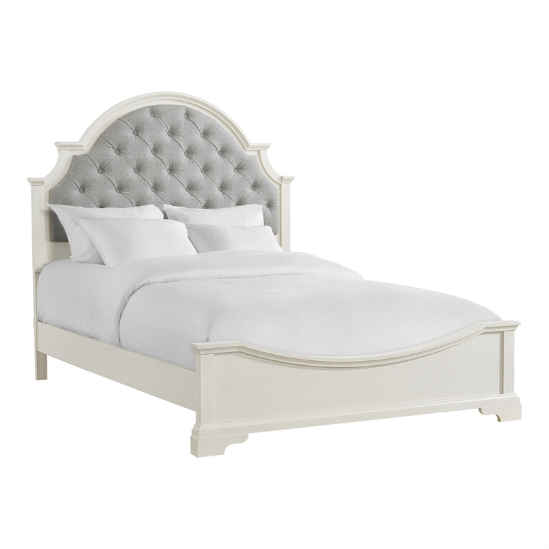 Picket House Furnishings Ulysses Youth Queen UPH 3PC Bedroom Set in White