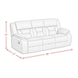 Picket House Furnishings Kaoru Motion Sofa with DDT-Drawer and PWS -Corral Gray