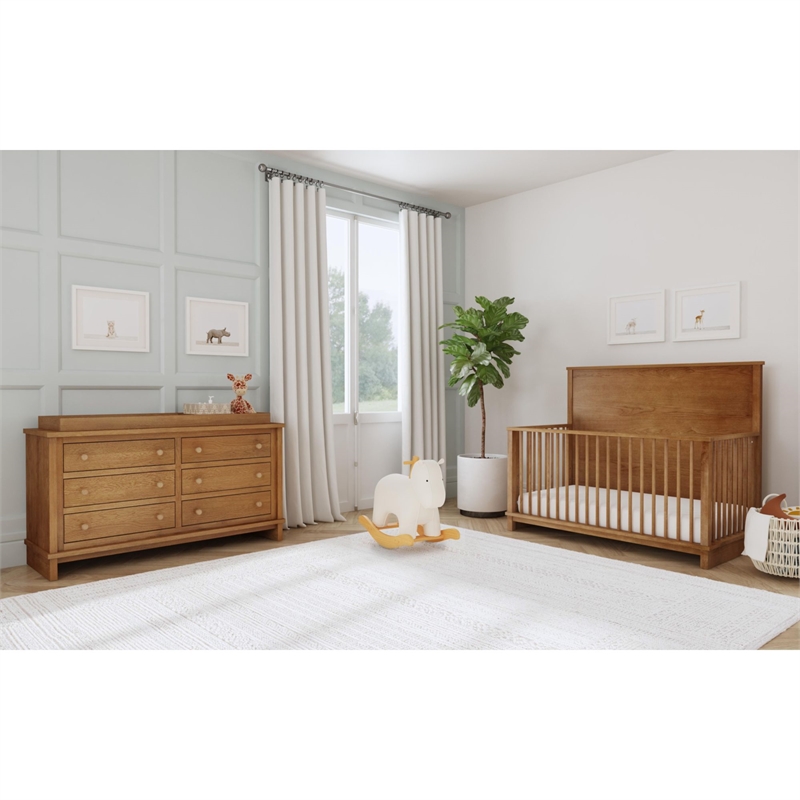 Picket House Furnishings Cassian Dresser and Topper in Oak