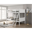 Picket House Furnishings Santino Over Twin Bunk White