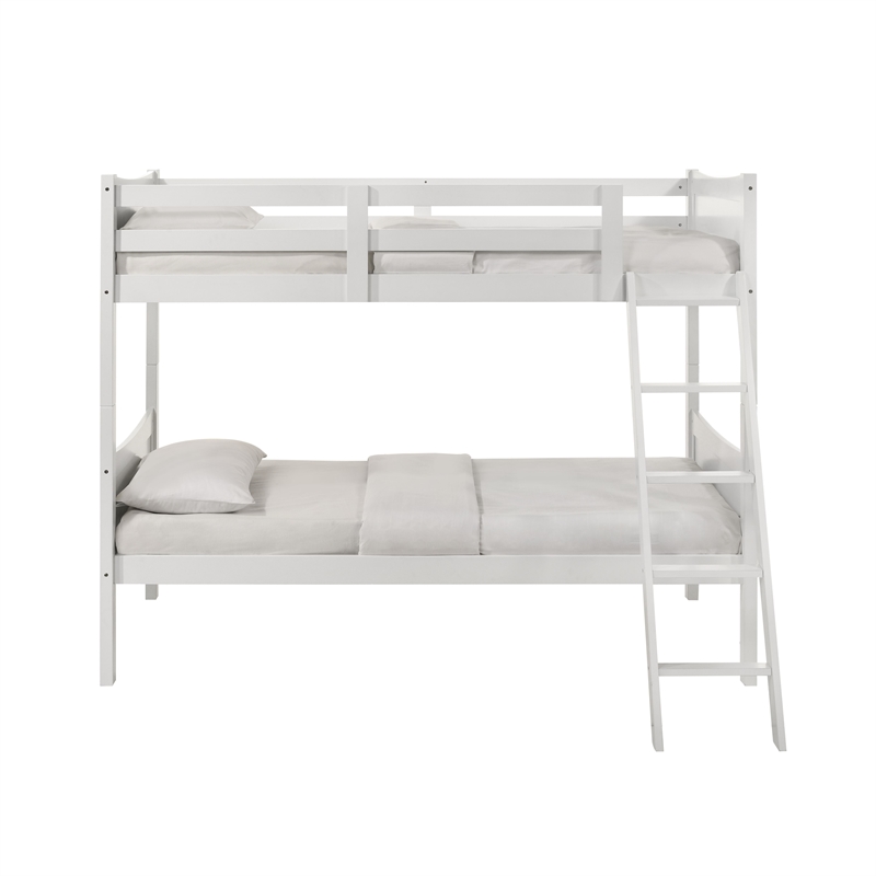 Picket House Furnishings Santino Over Twin Bunk White