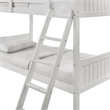 Picket House Furnishings Santino Over Twin Bunk White