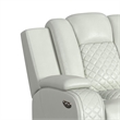 Picket House Furnishings Amias Power Motion Recliner in Pebble Oyster