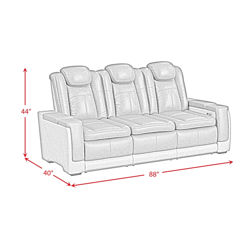 Picket House Furnishings Niven 2PC Living Room Set in Rocky Cement/Charcoal