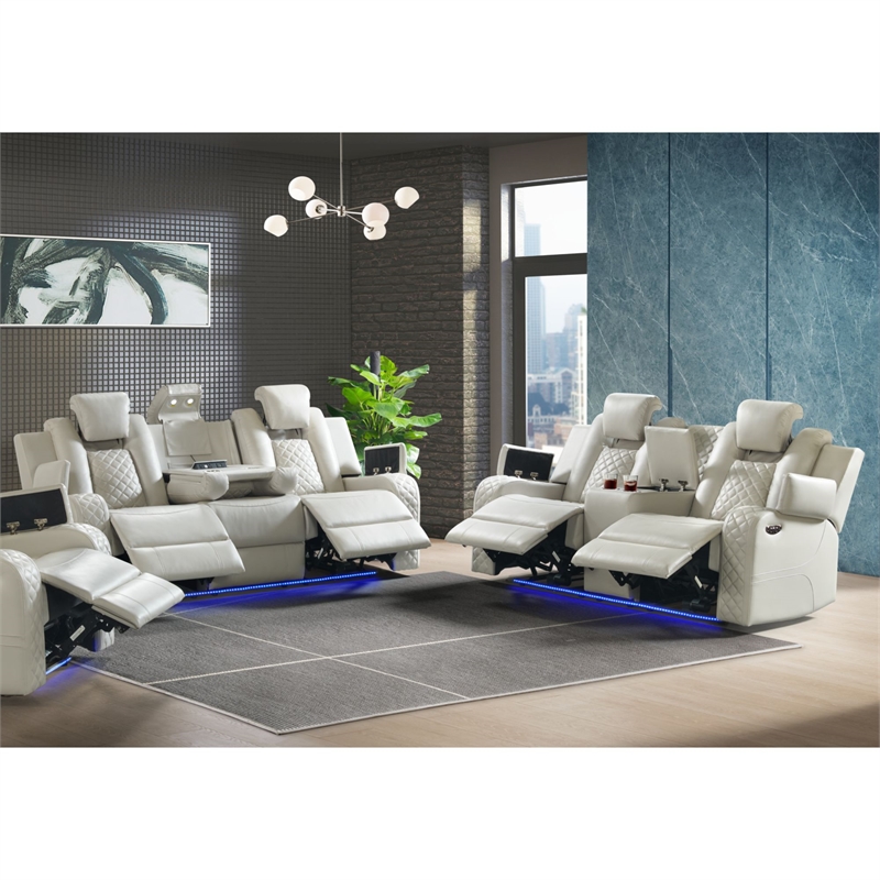 Picket House Furnishings Amias 2PC Living Room Set in Pebble Oyster