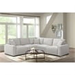 Picket House Furnishings Joan 5PC Power Motion Sectional Set - Culp Bloke Cotton