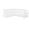 Picket House Furnishings Joan 5PC Power Motion Sectional Set - Culp Bloke Cotton