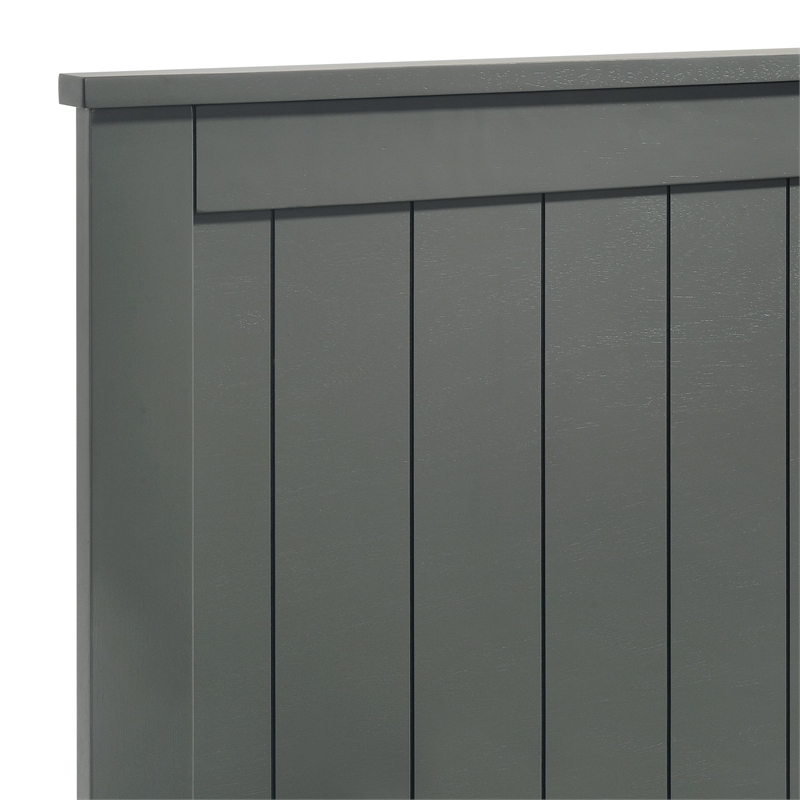 Picket House Furnishings Santino Twin Captains Bed in Gray
