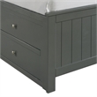 Picket House Furnishings Santino Twin Captains Bed in Gray