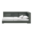 Picket House Furnishings Santino Twin Corner Bed in Grey