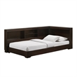 Picket House Furnishings Santino Twin Corner Bed in Espresso