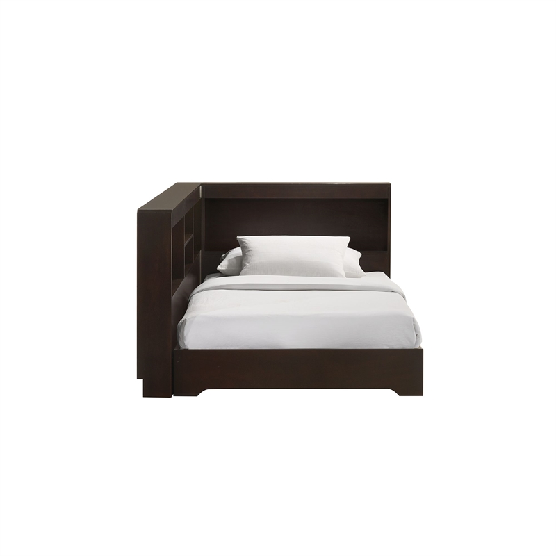 Picket House Furnishings Santino Twin Corner Bed in Espresso